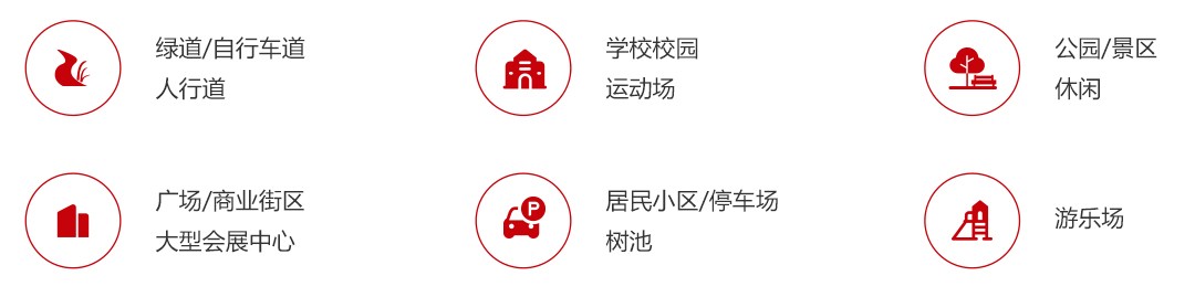 生态砂基透水路面_应用场景