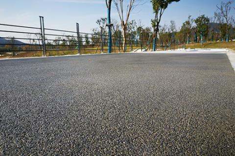 彩色透水混凝土路面