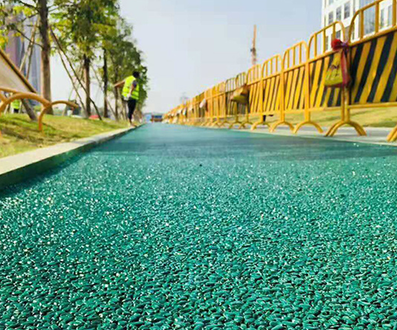 淼润透水路面材料