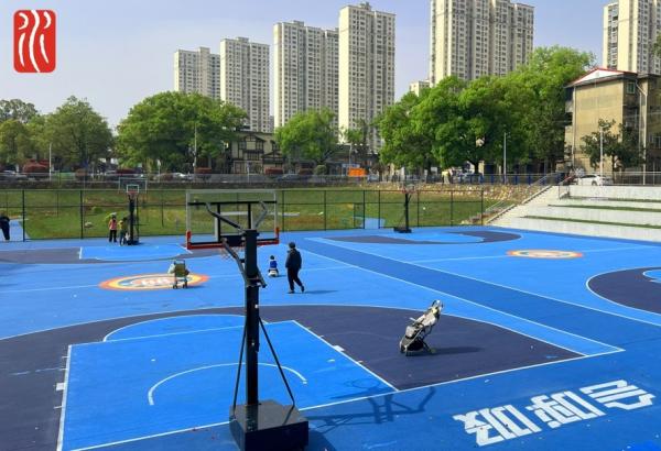 彩色冷拌砂基透水路面