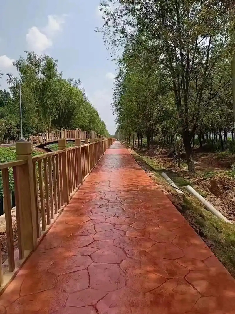 淼润MR压花地坪