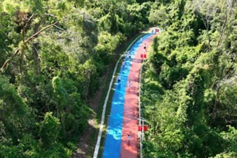 水性MMA彩色防滑路面